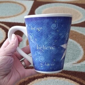 Mary Kay Dream Believe Achieve mug, coffee cup, crown